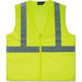 Erb Safety Aware Wear ANSI Class 2 Economy Mesh Vest, - Lime, Size 2XL 61448